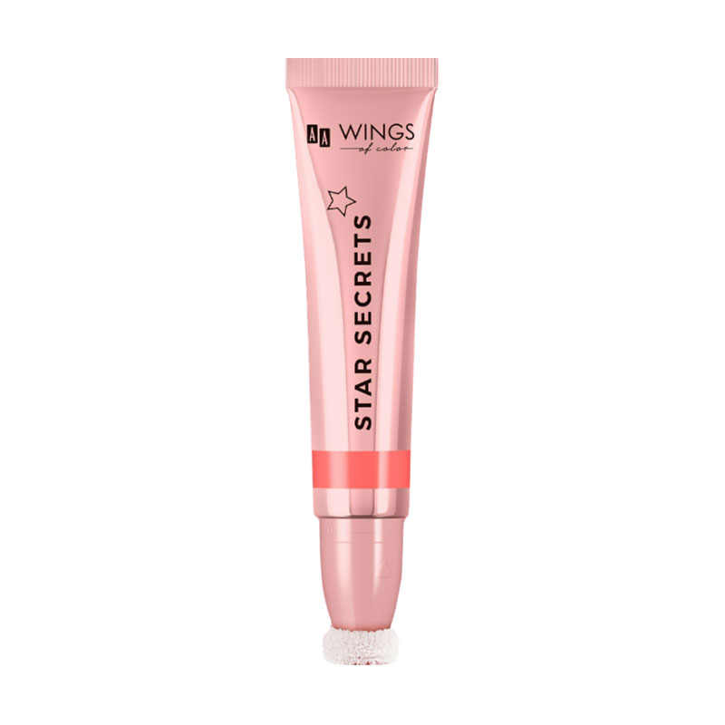 Рідкі рум'яна для обличчя AA Wings of Color Star Secrets The Wet Blush Illuminating Cream Blush 02 Strawberry Pink, 13 мл